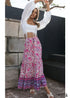Boho Skirts in Esme Flower in Green For Women
